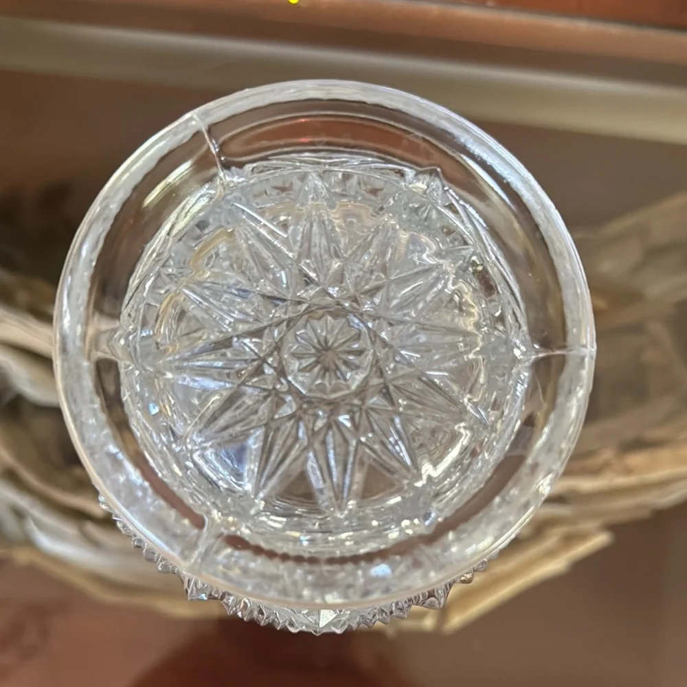 Antique EAPG McKee & Brothers Jeanette Diamond Flute Celery Vase